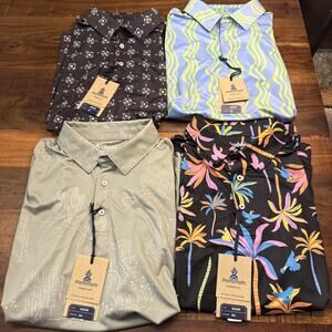 NWT Chubbies Golf Performance Bundle Men’s Size MED Bundle set of 4